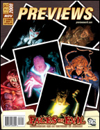 Previews Cover- November '08 Back
