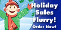 Holiday Sales Flurry Button 2 Retailer